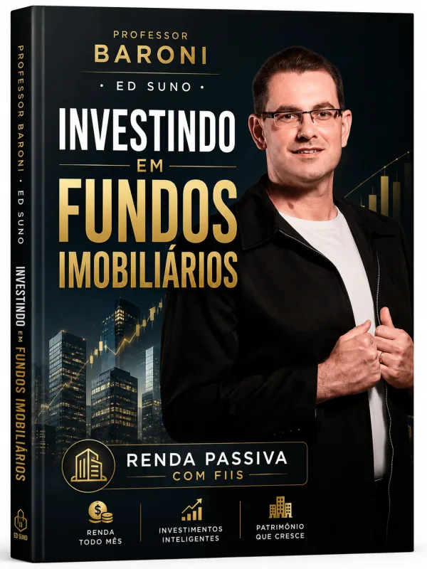 Capa — Investindo em Fundos Imobiliários, Prof. Baroni